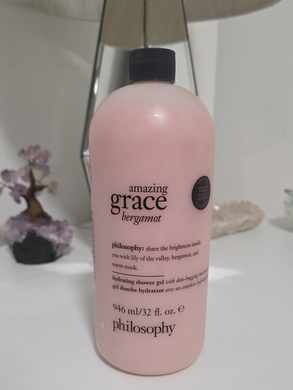 Philosophy Amazing Grace Bergamot Hydrating Shower Gel 32 oz JUMBO SZ
